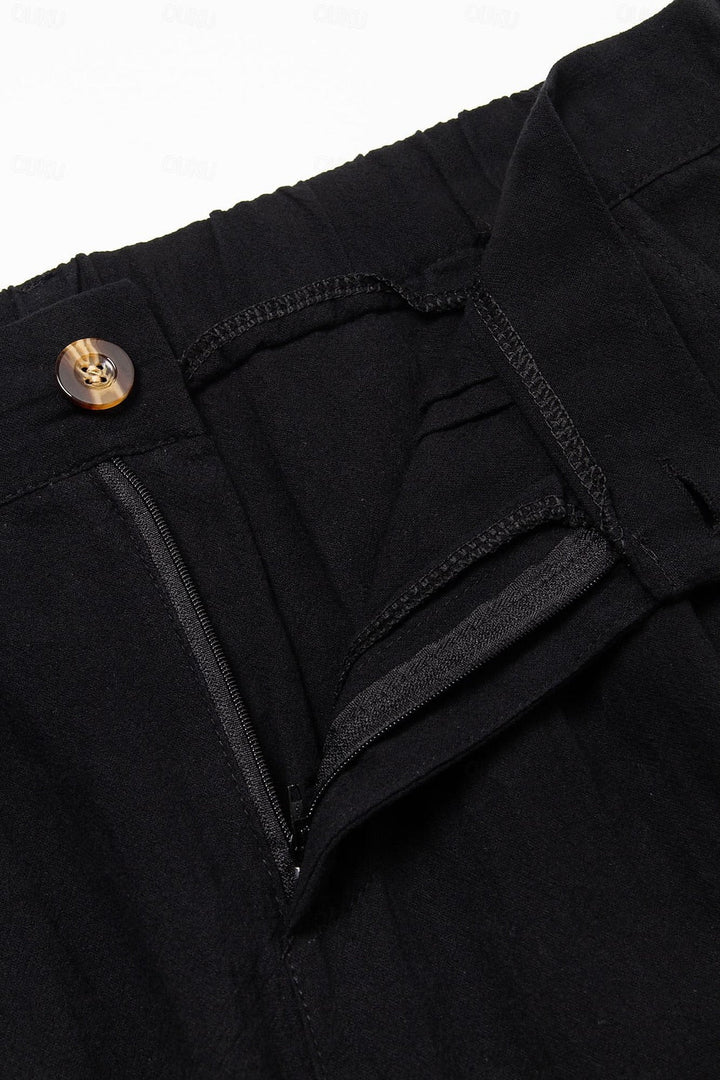 Finn | Plissee Shorts mit Umschlag