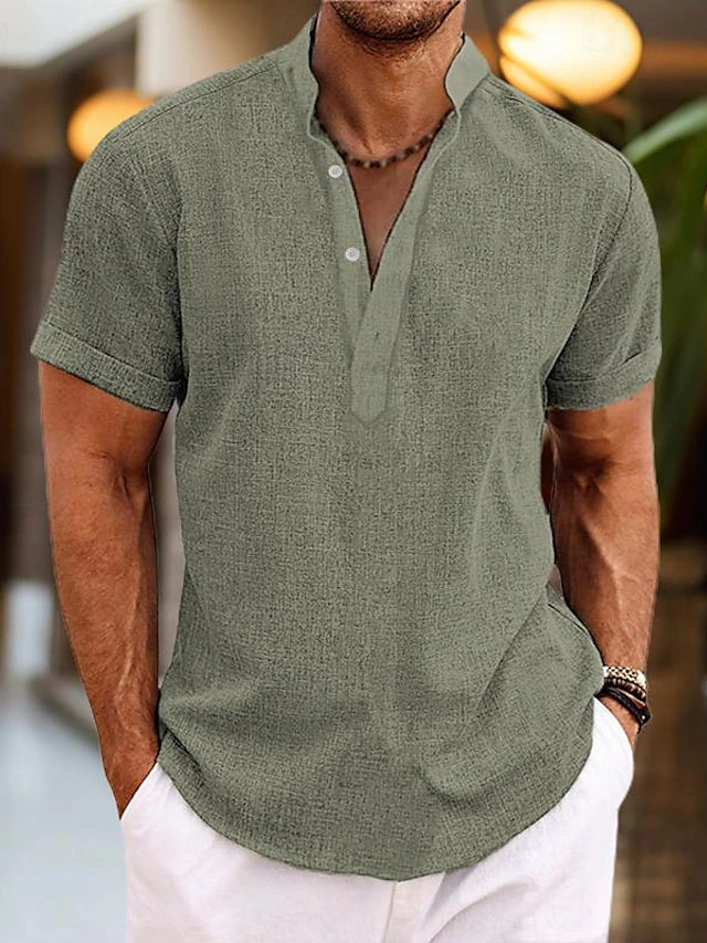 Theo | Poloshirt mit V-Ausschnitt