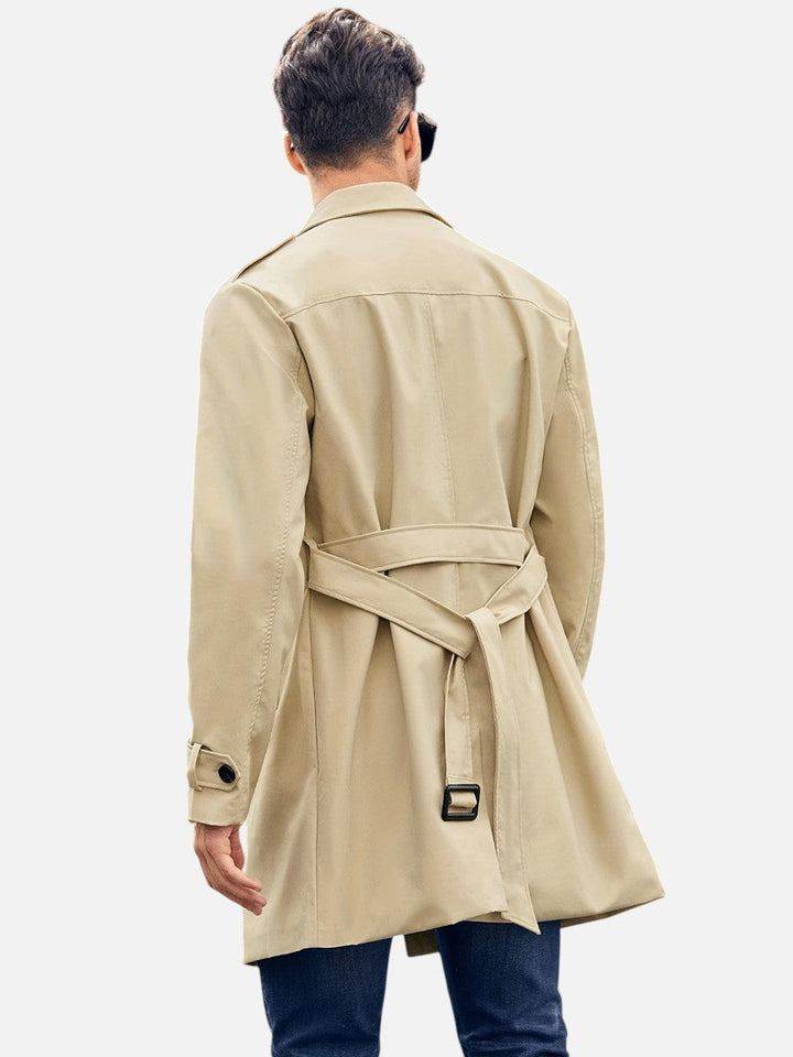 Sebastian | Herren Trenchcoat mit Doppelreiher