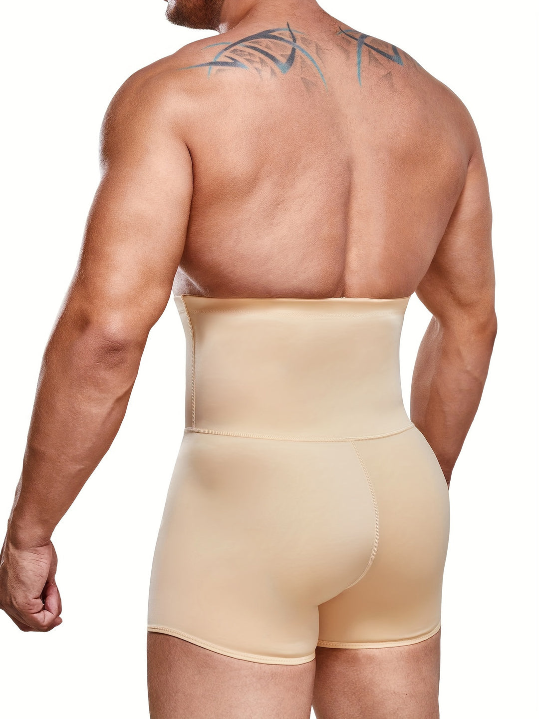 SwissFellas Herren Shapewear Shorts mit hohem Bund, schmale Passform