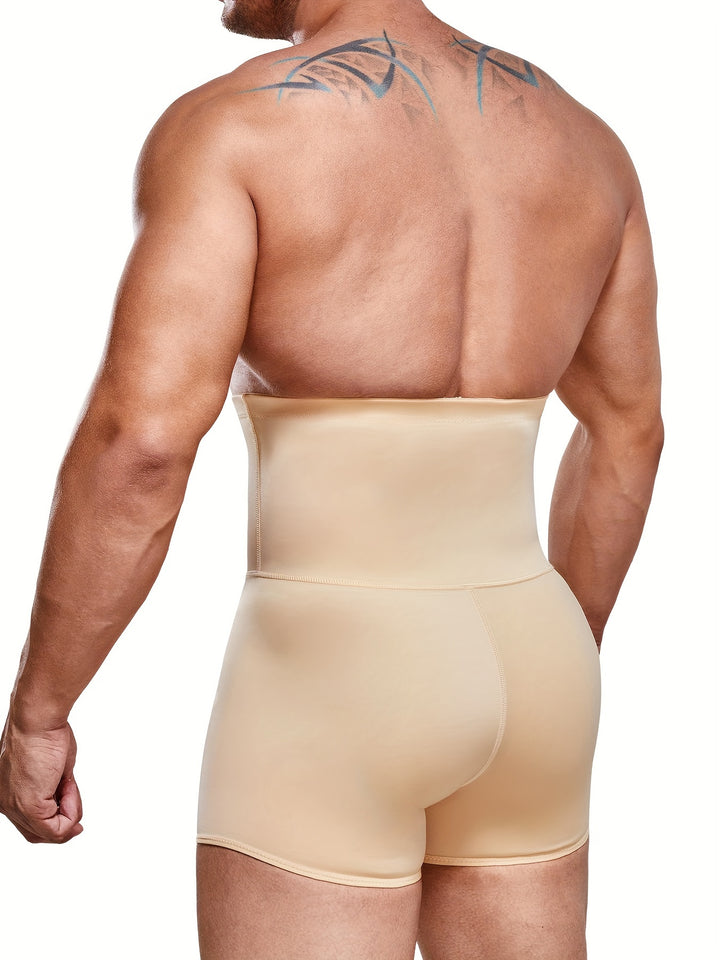 SwissFellas Herren Shapewear Shorts mit hohem Bund, schmale Passform