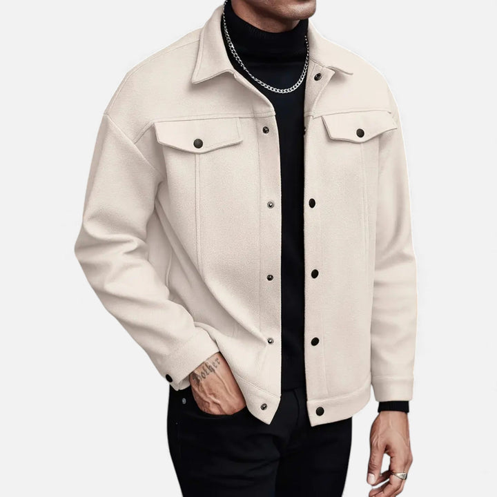 SwissFellas Herren Freizeitjacke, lässiger Casual-Stil