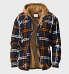 Daan | Herren Flanelljacke mit Kapuze