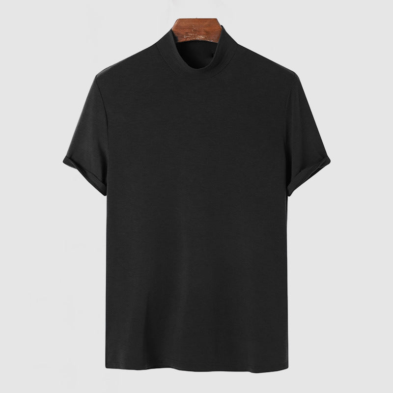 Daan | Herren Stretch T-Shirt mit Stehkragen