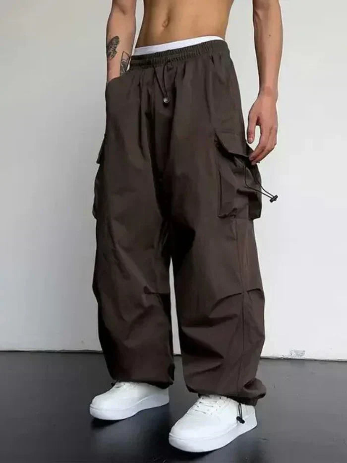 Harry | Herren Wide Leg Cargo Hose mit Taschen