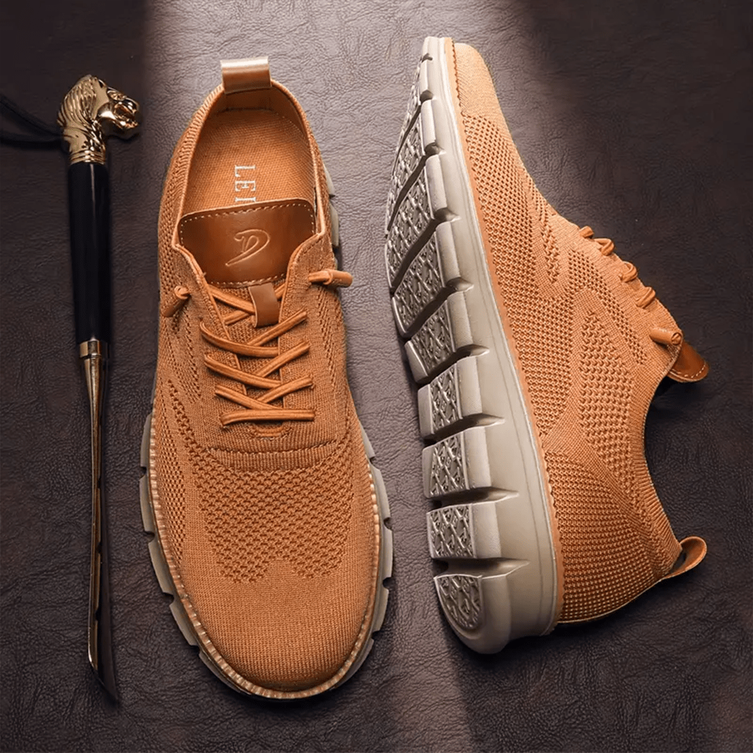 David | Moderne Herren Sneaker mit Strick-Obermaterial