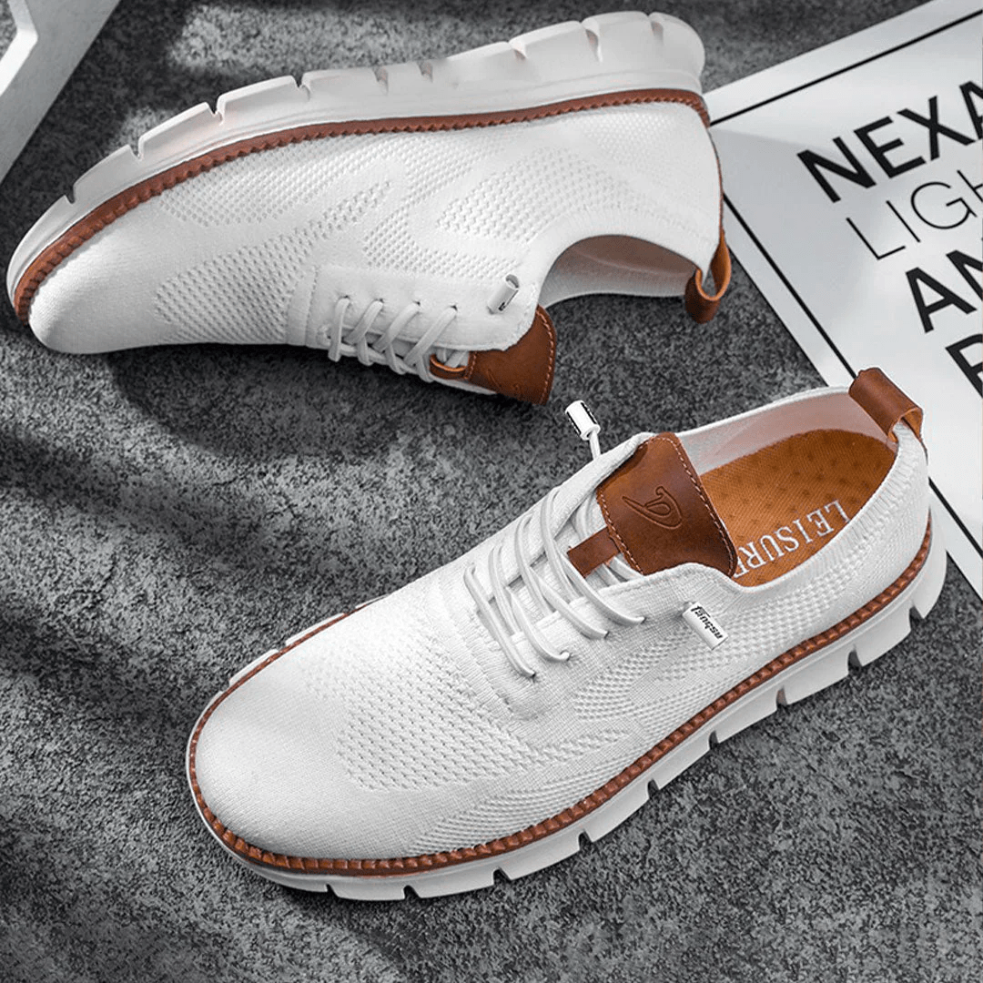David | Moderne Herren Sneaker mit Strick-Obermaterial