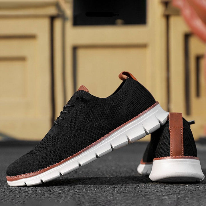David | Moderne Herren Sneaker mit Strick-Obermaterial