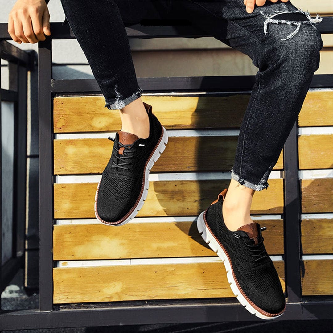 David | Moderne Herren Sneaker mit Strick-Obermaterial