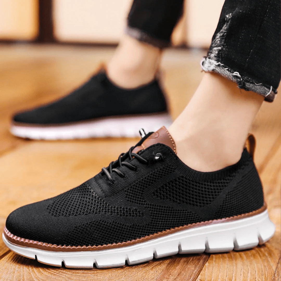 David | Moderne Herren Sneaker mit Strick-Obermaterial