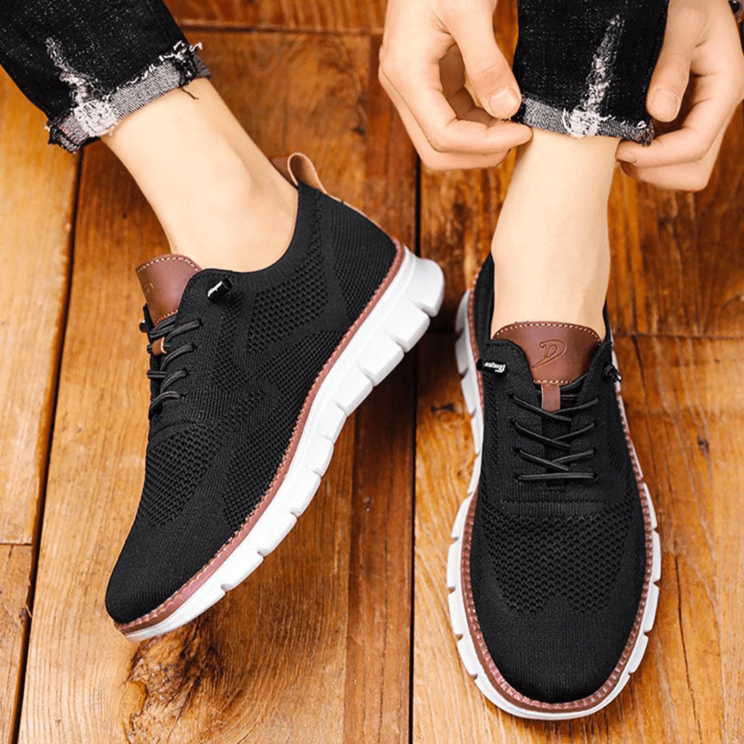 David | Moderne Herren Sneaker mit Strick-Obermaterial