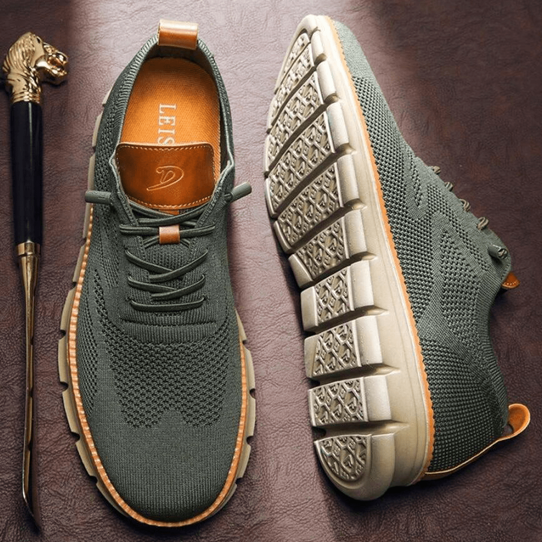 David | Moderne Herren Sneaker mit Strick-Obermaterial