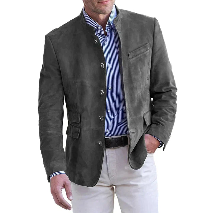Dennis | Herren Colbertjacke mit Stehkragen