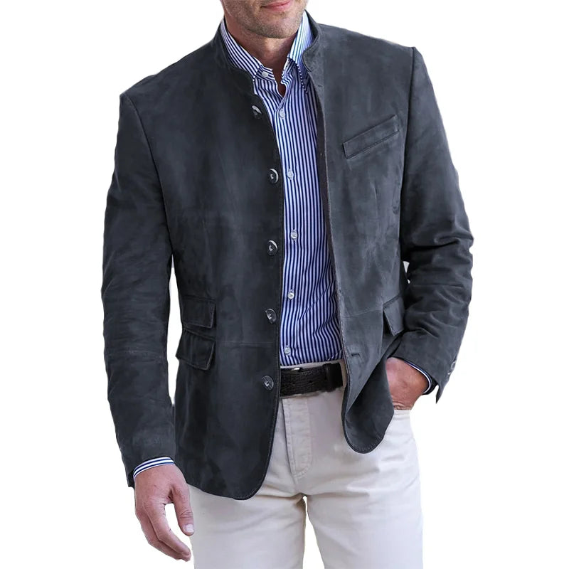 Dennis | Herren Colbertjacke mit Stehkragen