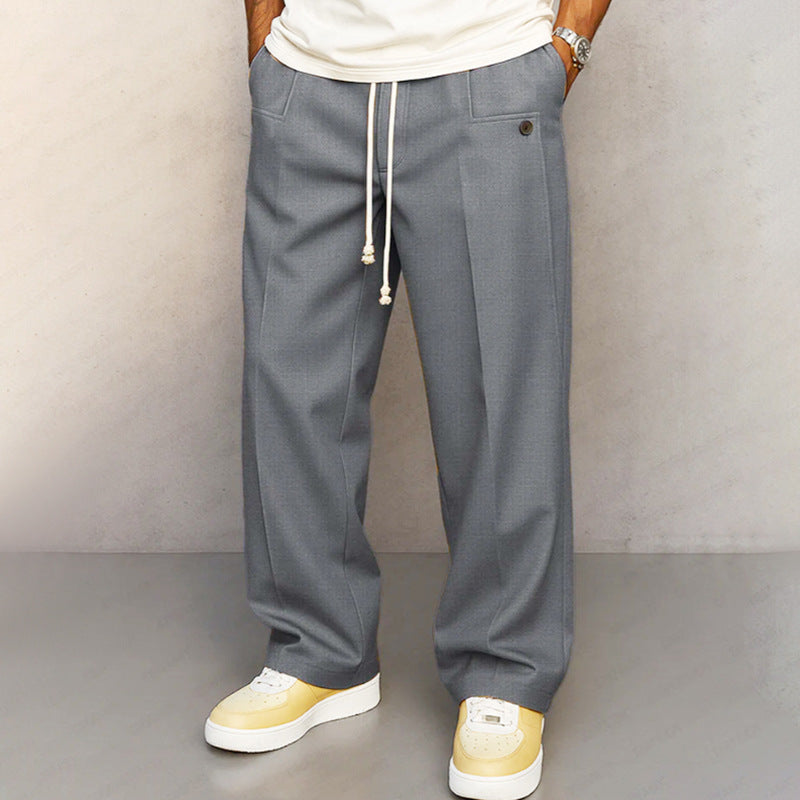 Grant | Herren Komfort Hose mit weitem Bein