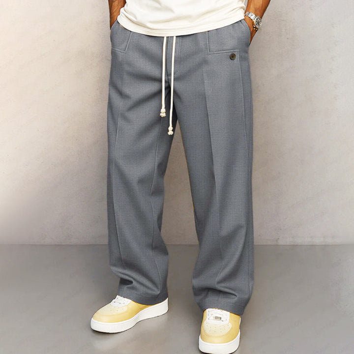 Grant | Herren Komfort Hose mit weitem Bein