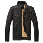 Gabriel | Retro leather jacket with velvet lining