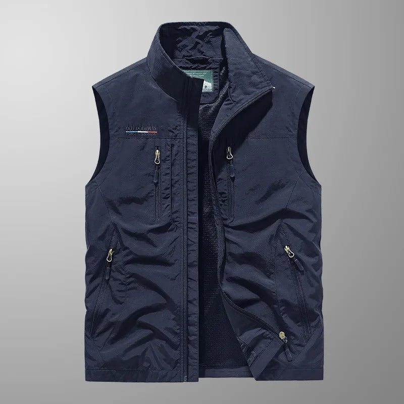 Odin | Herren Outdoor Weste mit Stehkragen