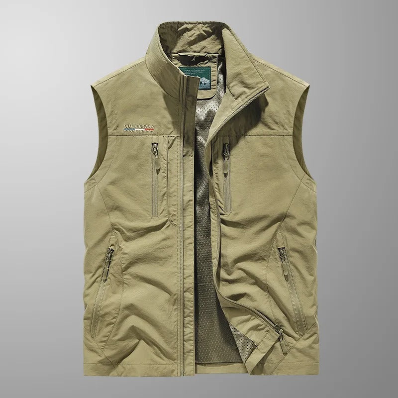 Odin | Herren Outdoor Weste mit Stehkragen