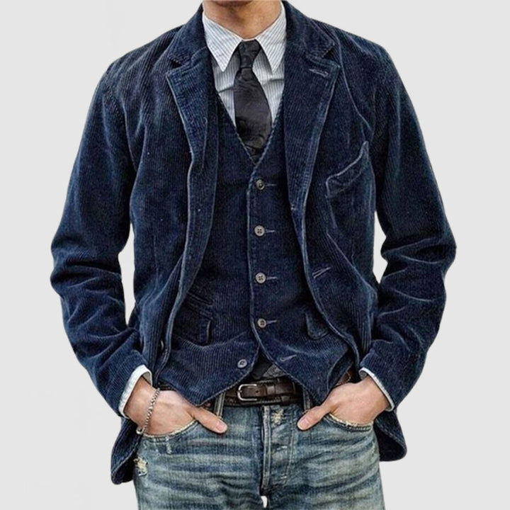 Herren Cordjacke im Casual-Stil für den Winter