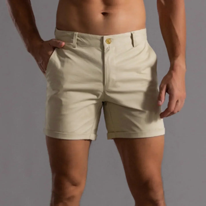 Niklas | Chino Shorts mit Knopfverschluss