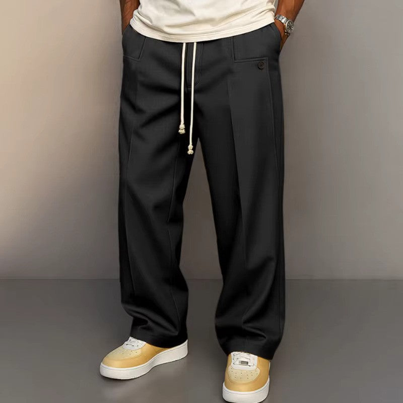 Grant | Herren Komfort Hose mit weitem Bein