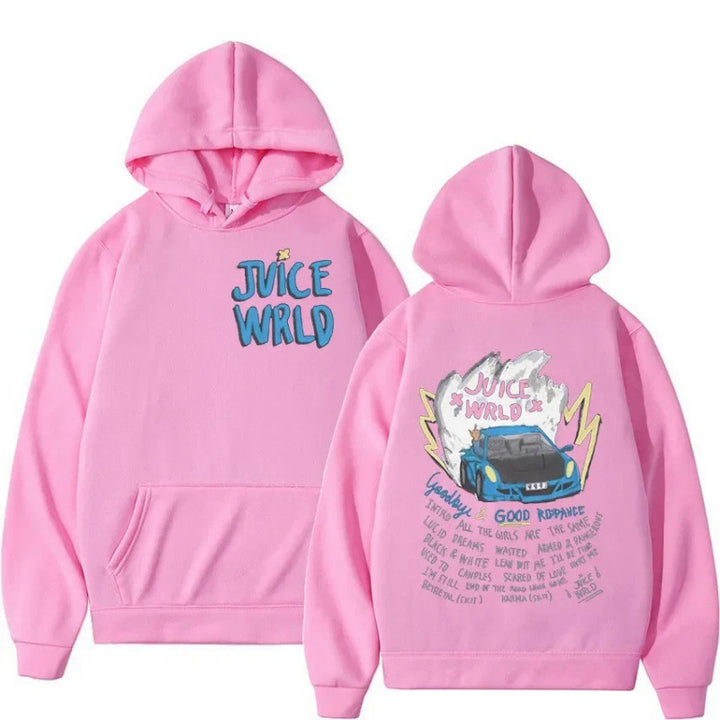 Herren Hoodie mit Print im Hip-Hop-Stil