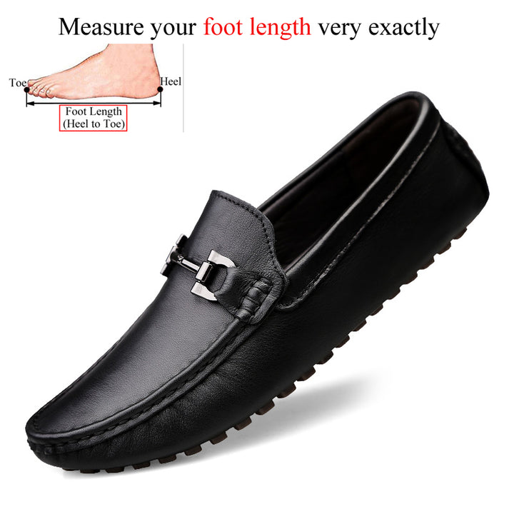 Herren Slip-On Loafer Schuh Casual Look Seitenansicht
