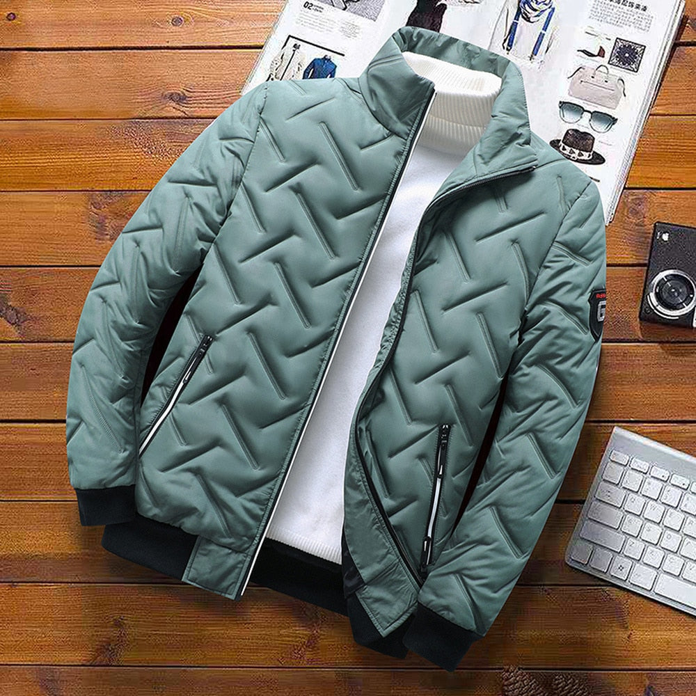 Fabio | Herren Steppjacke mit Kragen