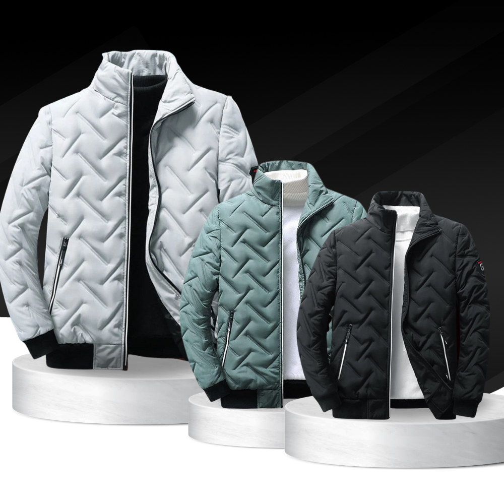 Fabio | Herren Steppjacke mit Kragen