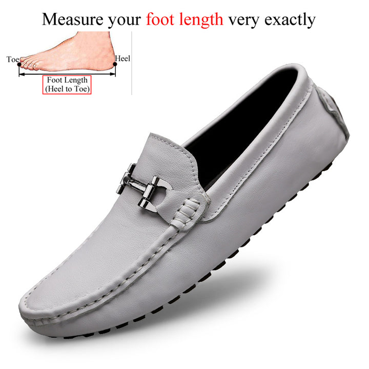 Herren Slip-On Loafer Schuh Casual Look Seitenansicht