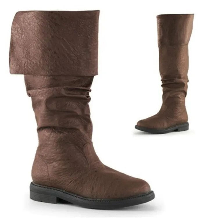 Frederik | Herren hohe Stiefel mit Umschlag