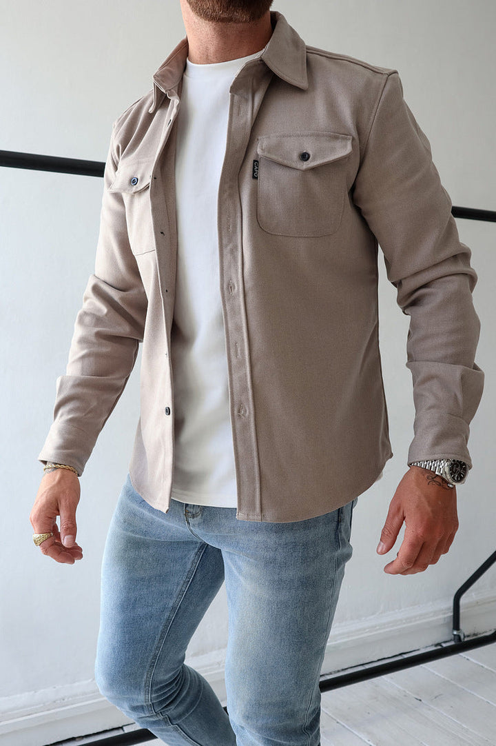 Gavin | Herren Casual Overshirt mit Brusttasche