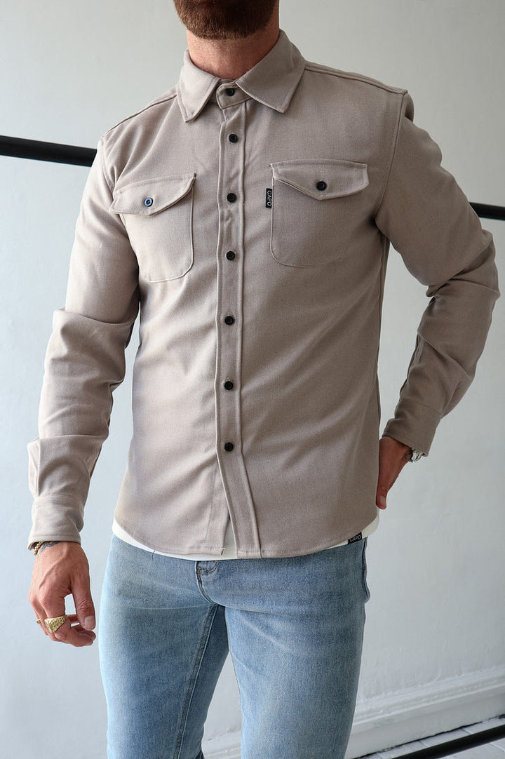 Gavin | Herren Casual Overshirt mit Brusttasche