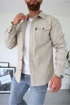 Gavin | Herren Casual Overshirt mit Brusttasche