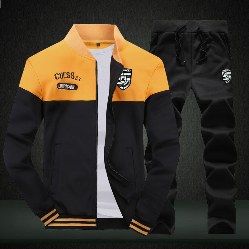 Geus | Herren Trainingsanzug mit Reißverschlussjacke
