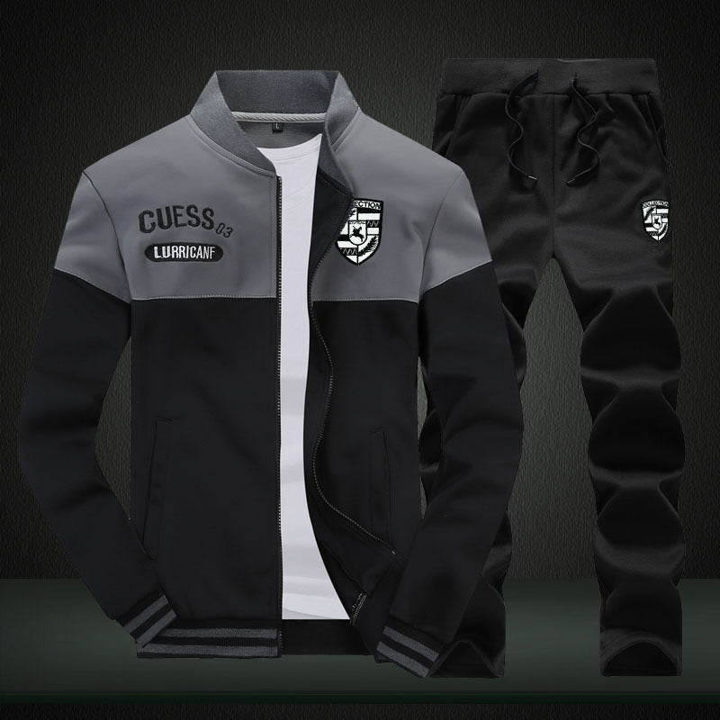 Geus | Herren Trainingsanzug mit Reißverschlussjacke