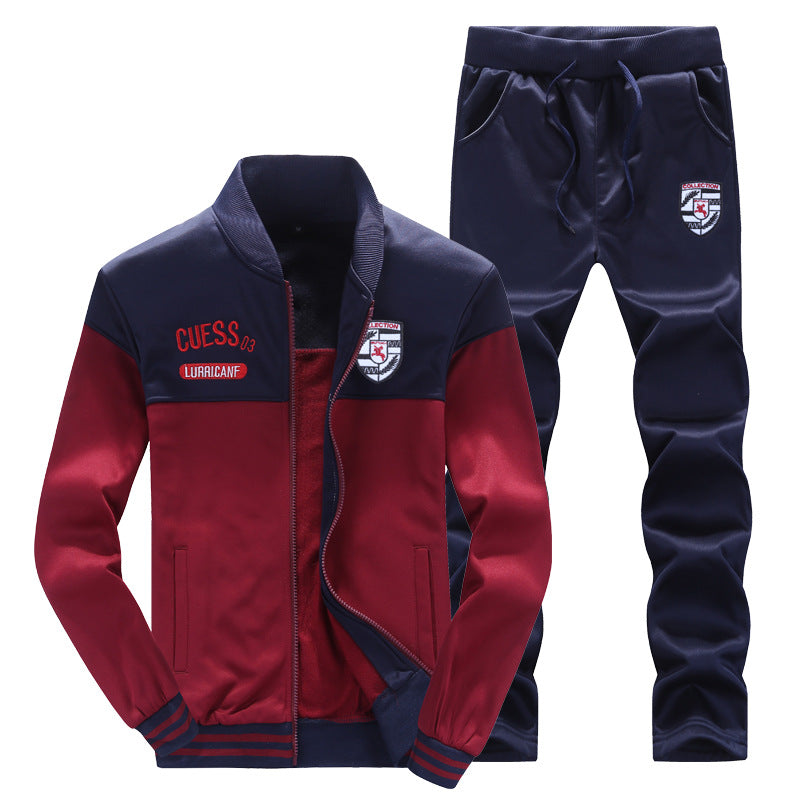 Geus | Herren Trainingsanzug mit Reißverschlussjacke