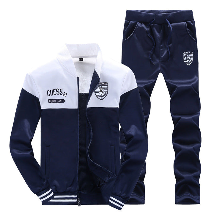 Geus | Herren Trainingsanzug mit Reißverschlussjacke