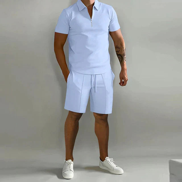 Giel | Herren Polo und Shorts Sommer Set
