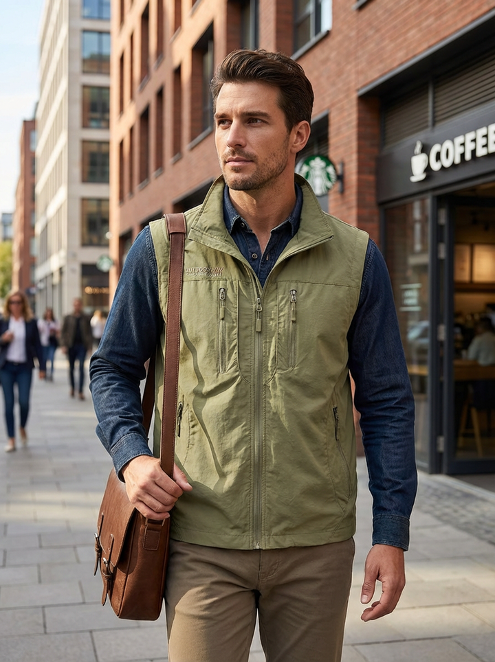 Enno | Herren Outdoor Weste mit Taschen