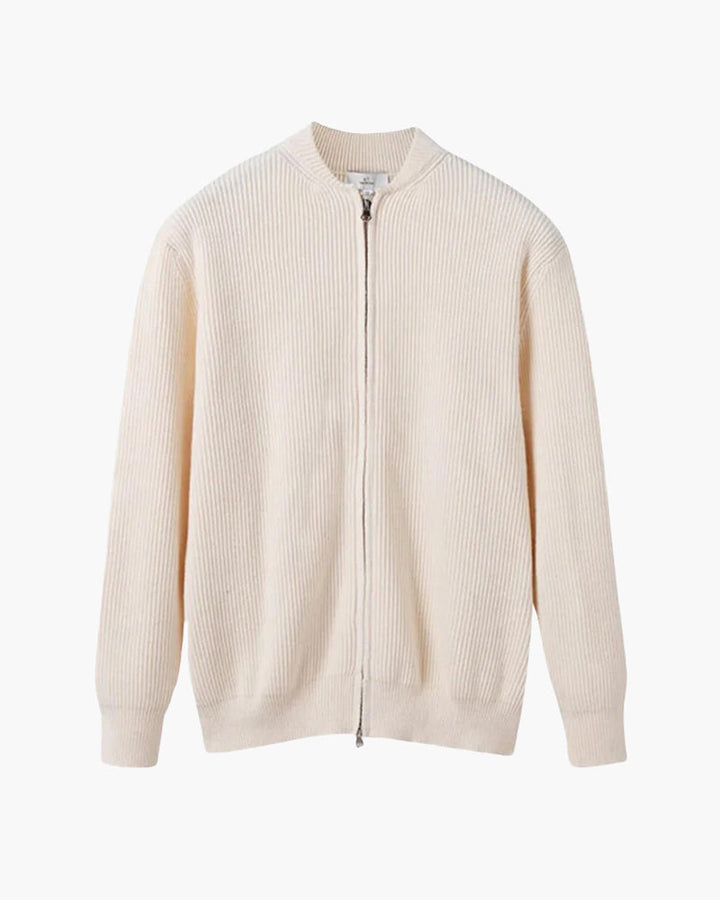 SwissFellas Herren Strick-Cardigan mit Reissverschluss, hochwertig