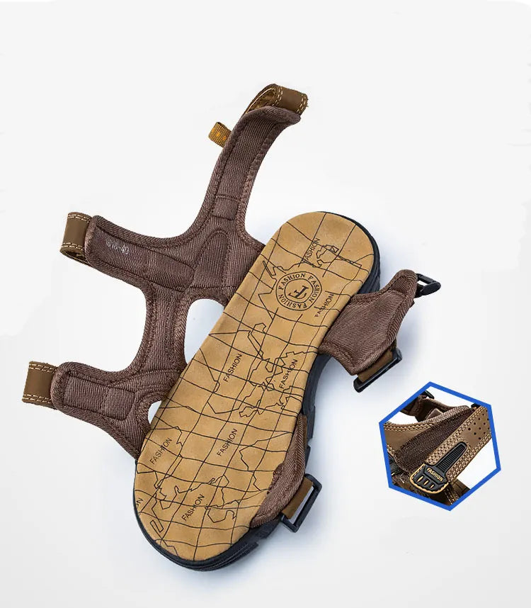 Hudson | Men's Sandals with Velcro Closure