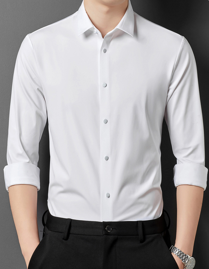 Alexander | Herren Stretchhemd knitterarm