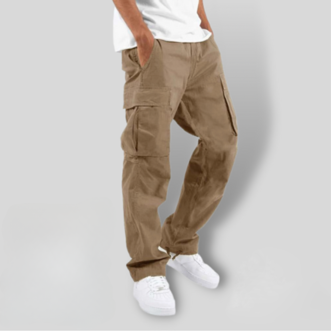 Mason | Herren Cargo-Hose mit geradem Bein und Pattentaschen
