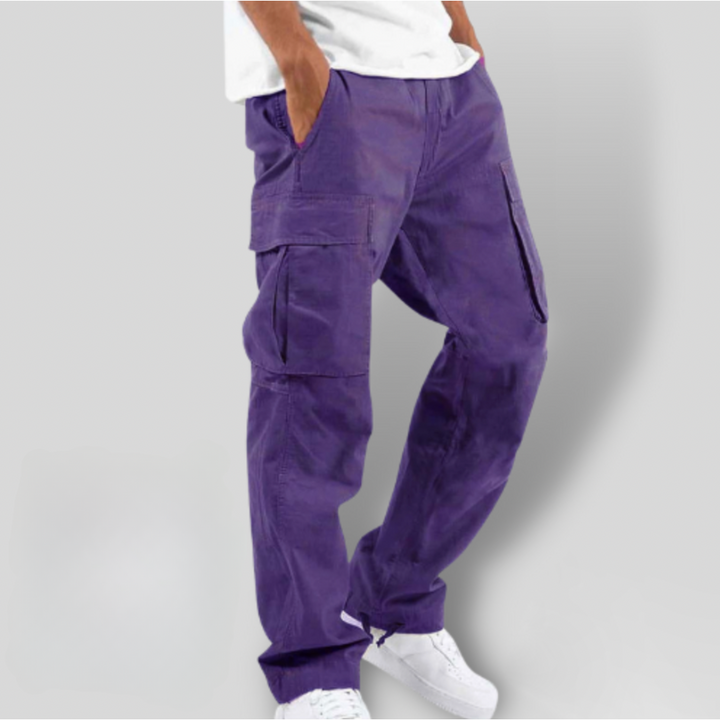 Mason | Herren Cargo-Hose mit geradem Bein und Pattentaschen