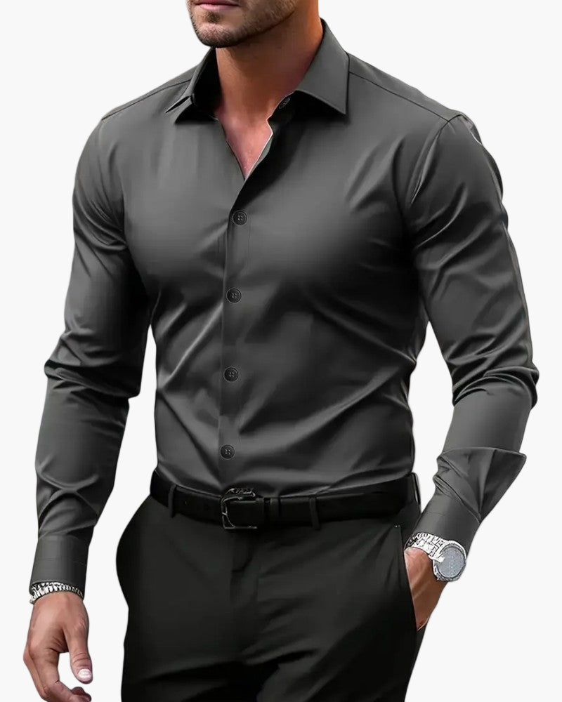 Darian | Herren Slim Fit Hemd mit Knopfleiste
