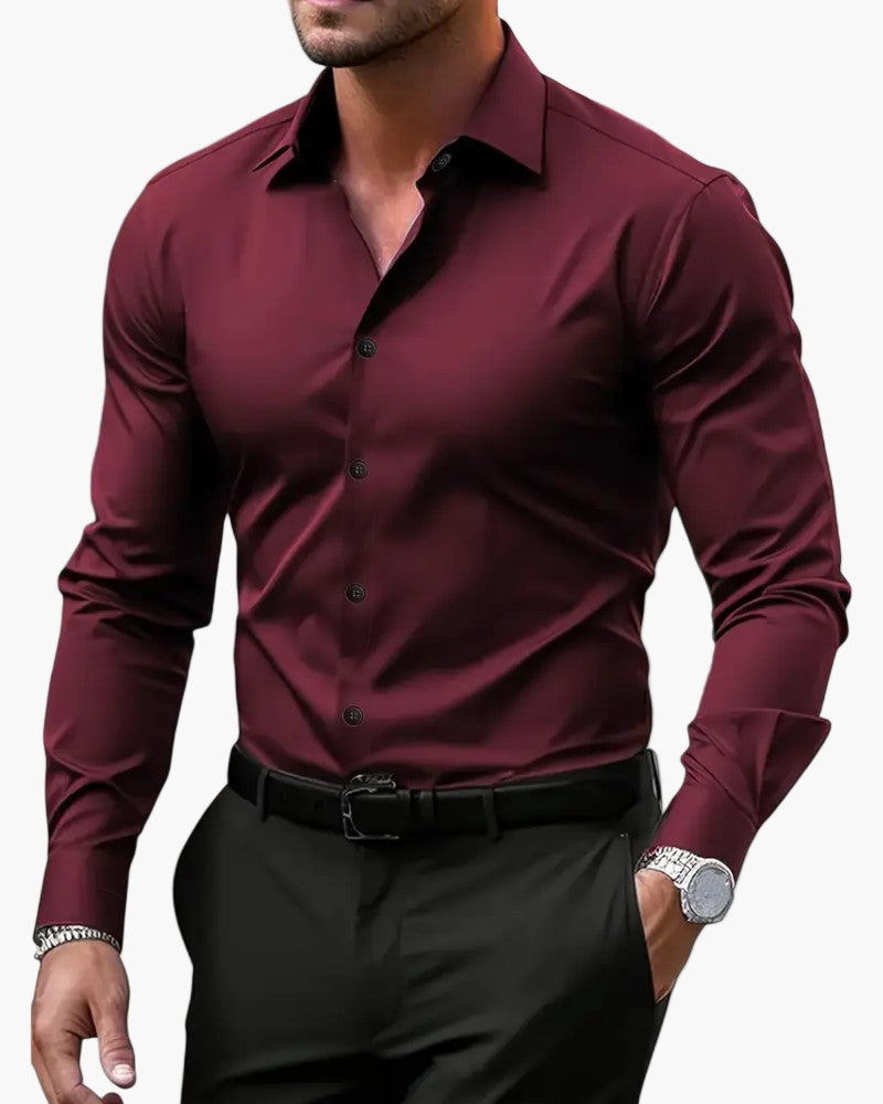 Darian | Herren Slim Fit Hemd mit Knopfleiste