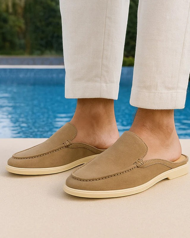 Oskar | Slip-On Hausschuhe mit offener Ferse