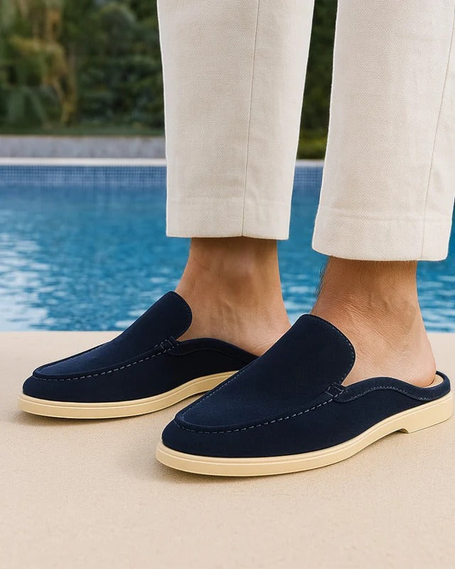 Oskar | Slip-On Hausschuhe mit offener Ferse